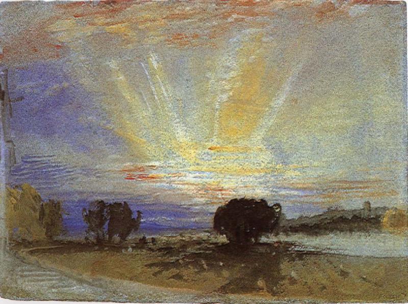 Sunset, Joseph Mallord William Turner